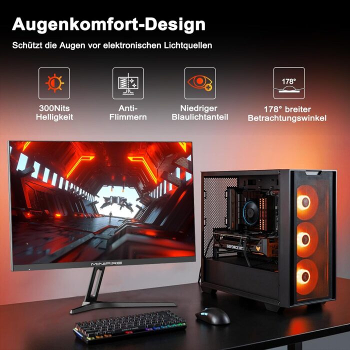 Minifire MFG27F4Q Gaming Monitor 27″ , Gamma Computers