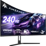 AMAZON AMZG34C5Q PRO 34" CURVED GAMING MONITOR