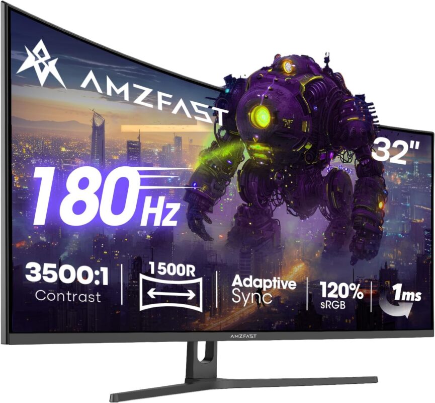Amazon AMZG32C3Q 32″ Curved Gaming Monitor , Gamma Computers