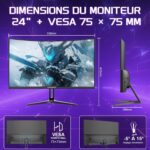 Amazon AMZG24C1 24" Gaming Monitor 180Hz - Image 4